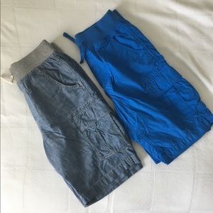 Two pairs of boys GAP shorts size XXL.